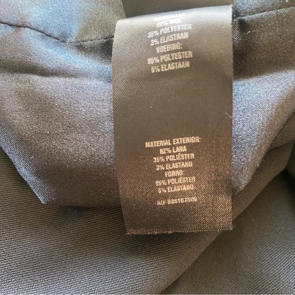 Ted‎ Baker Wool Blend Pants Straight Leg Black Trousers Dress Pant Size 2 US 6 - Picture 9 of 13